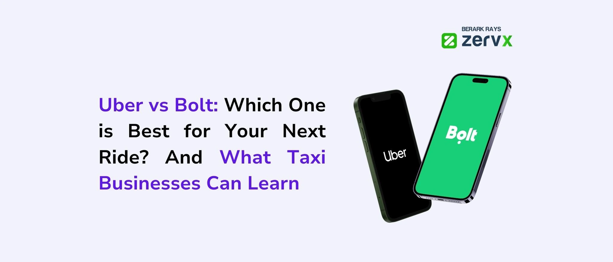 Choosing between Uber and Bolt