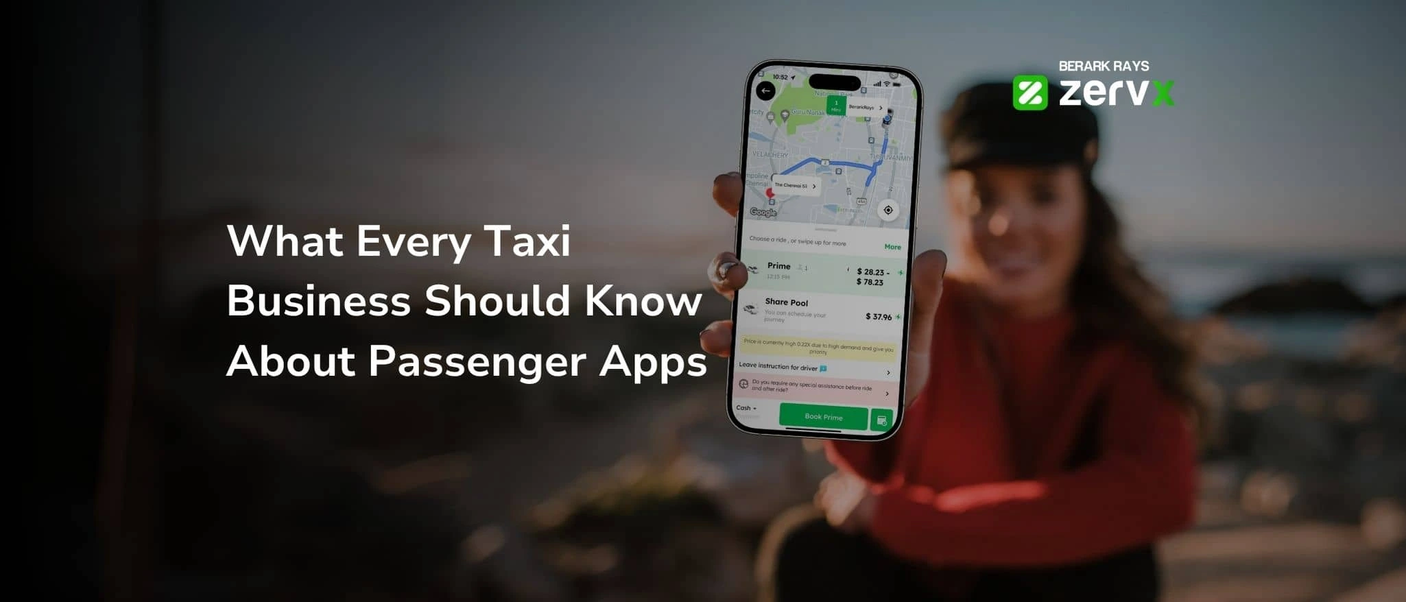 Taxi passenger app