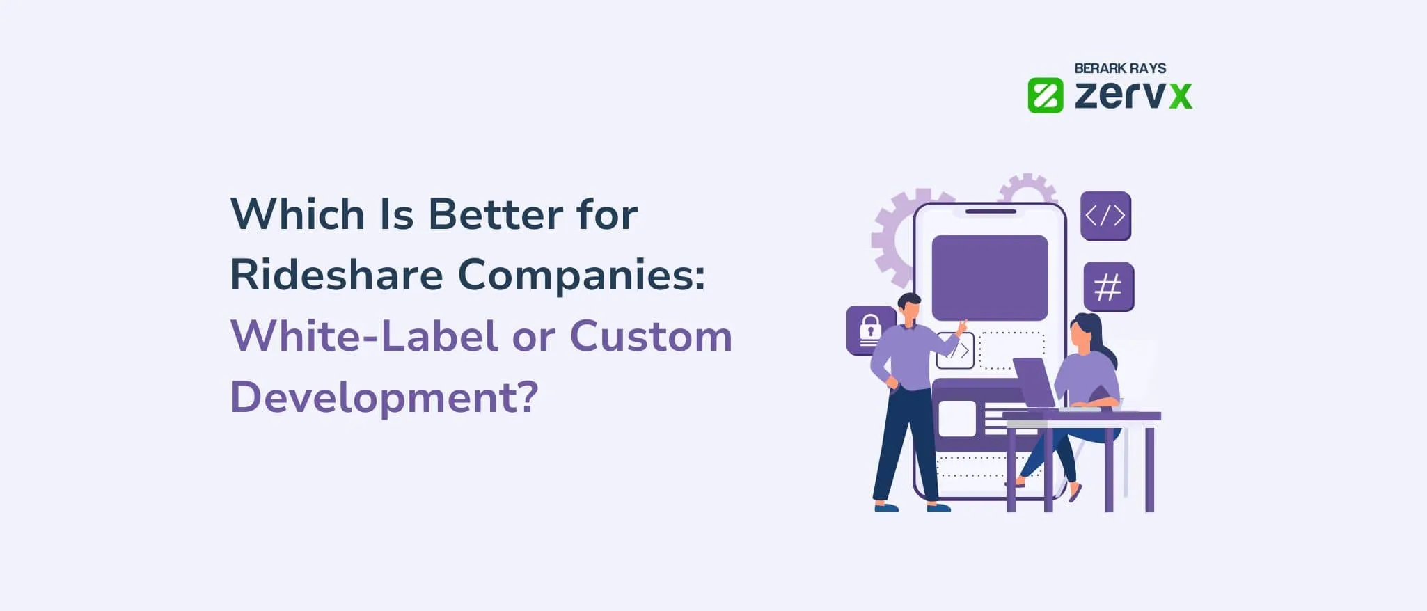 White label rideshare software solution